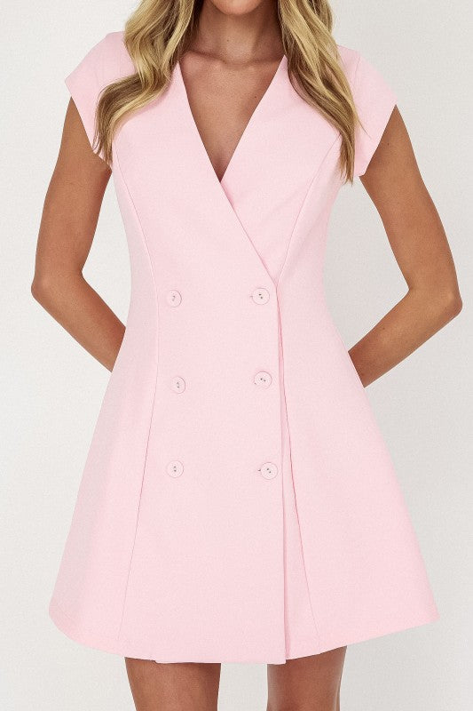 Soft Pink Mini Dress PREORDER JANUARY/10/2026 Aprox