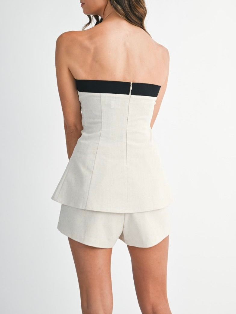 Strapless Pant Set