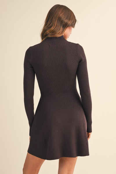 Mock Neck Short Dress PREORDER 11/10/25 Aprox