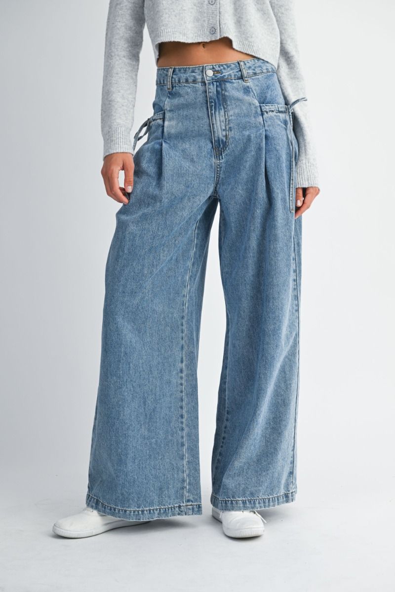 Denim Bow Detail PREORDER 09/28/25 Aprox