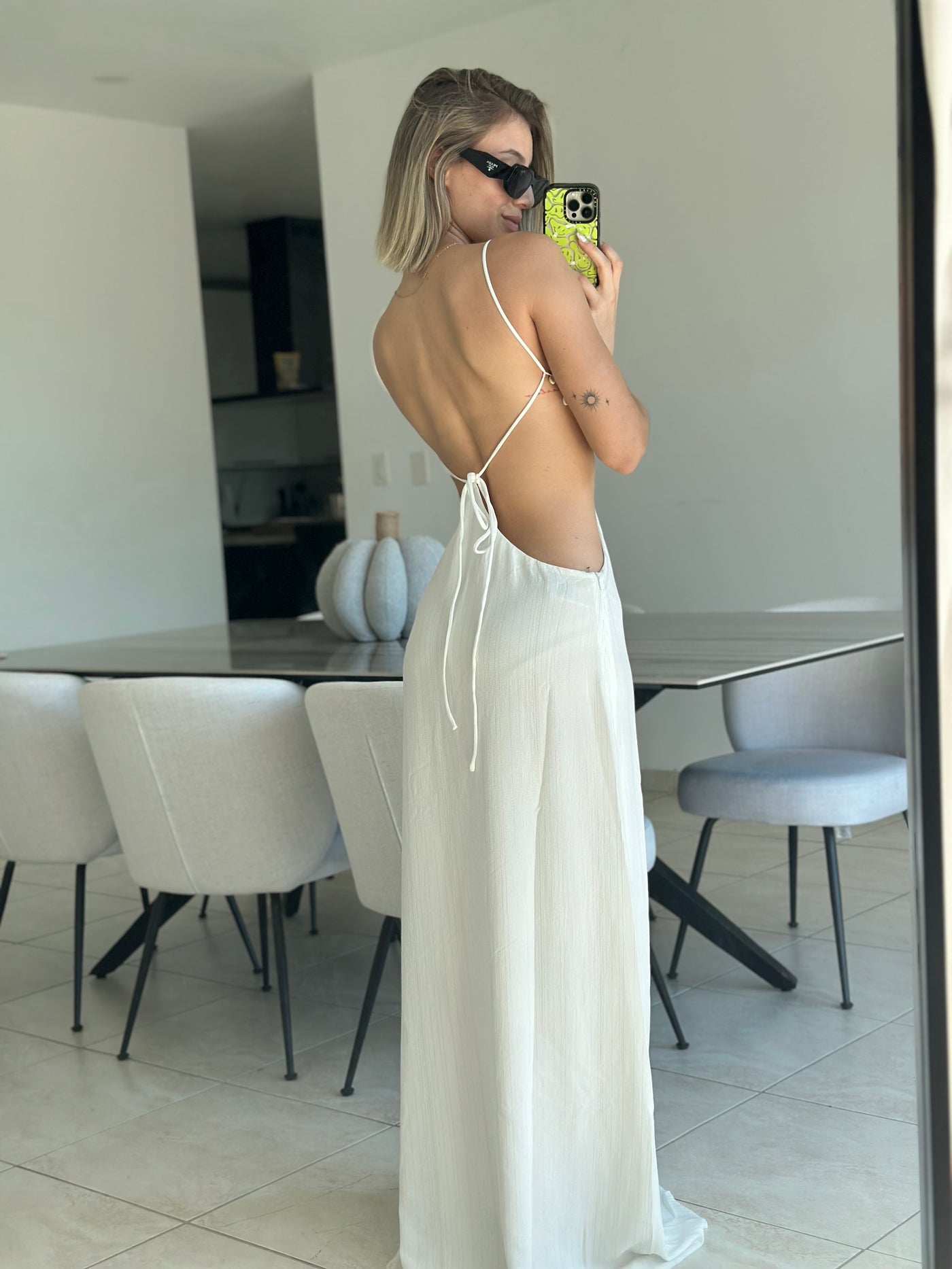 Shell White Dress ( FINAL SALE )