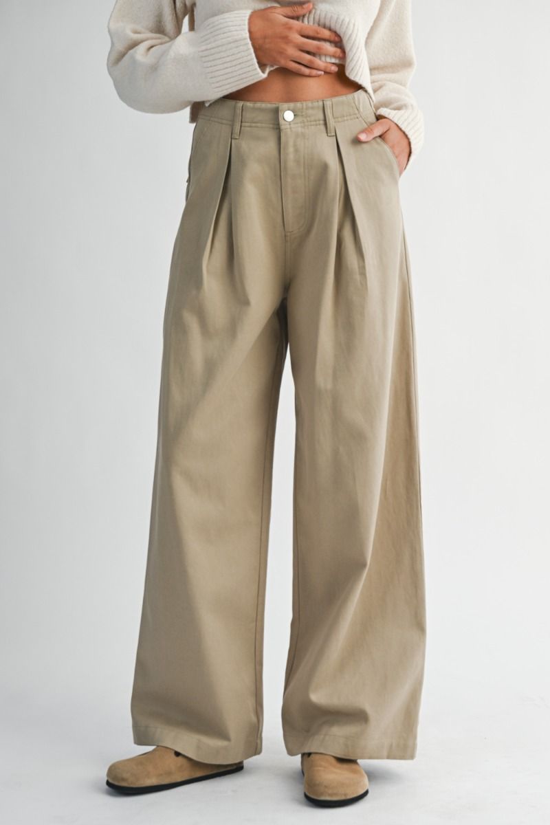 Wide Leg Long Pants PREORDER 10/16/25 Aprox