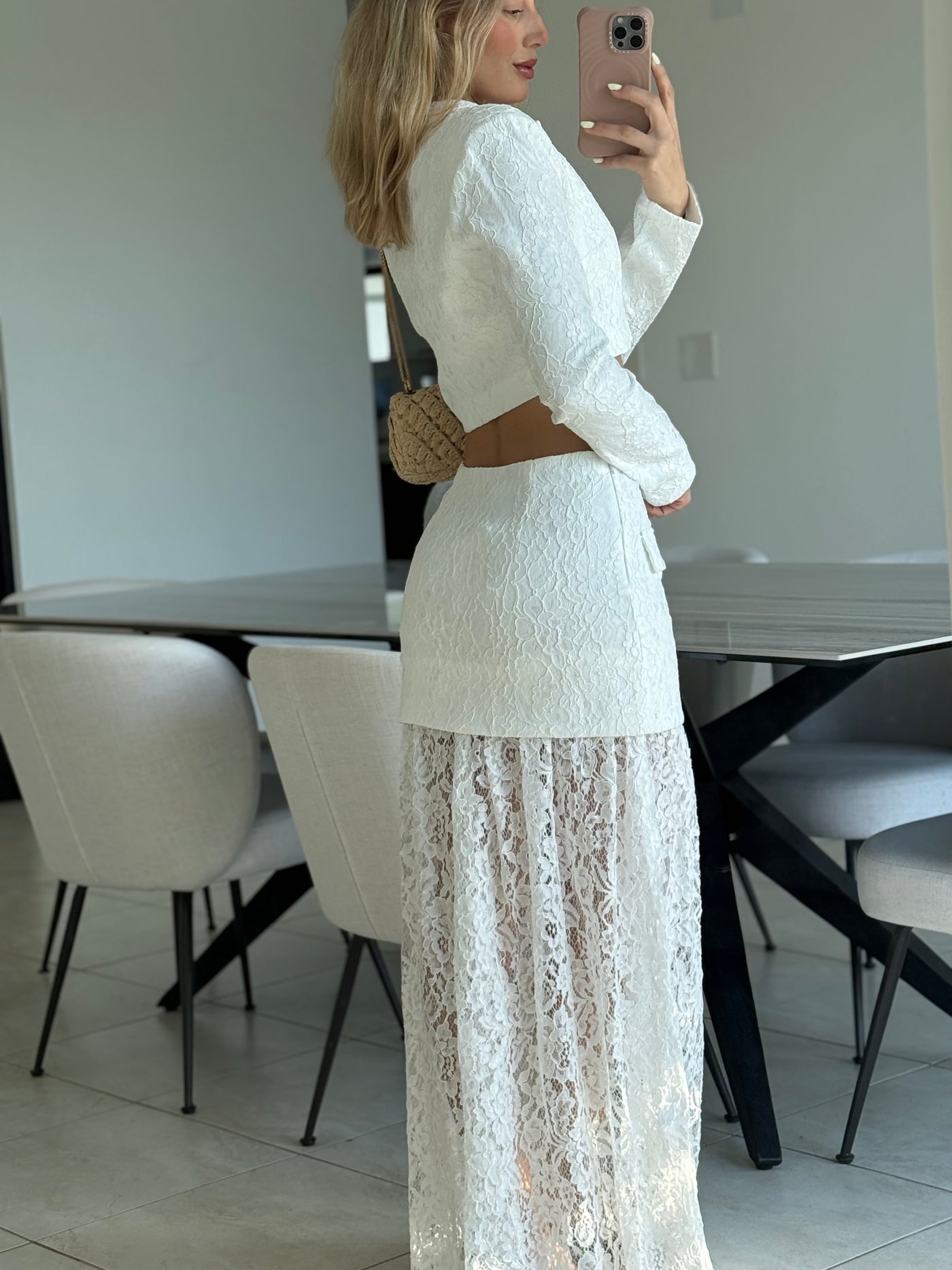 Cropped Blazer & Skirt PREMIUM COLLECTION