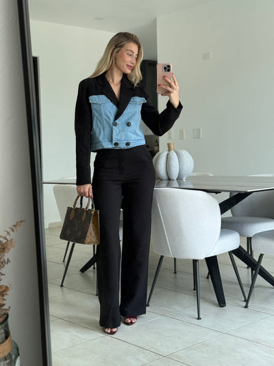 Denim Contrast Set