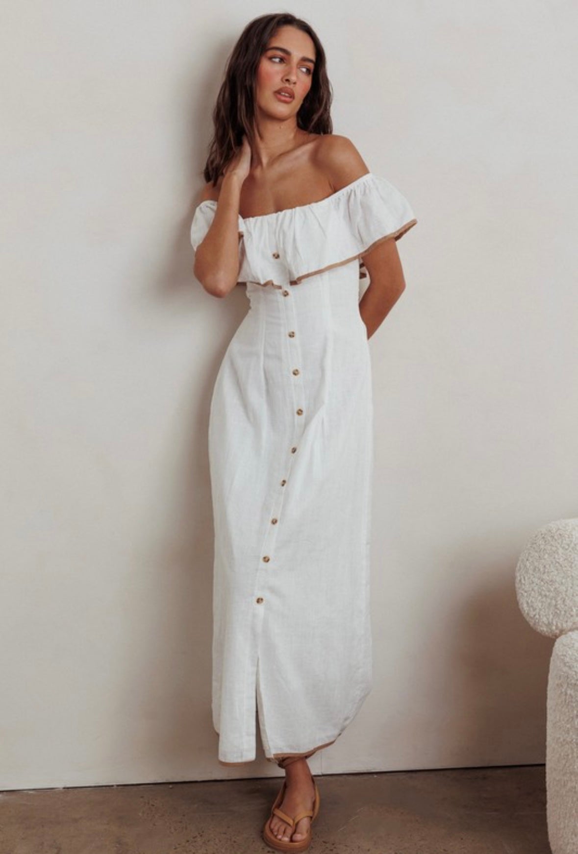 Off Shoulder Maxi Dress