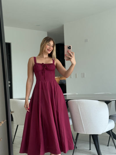 Wine Dress