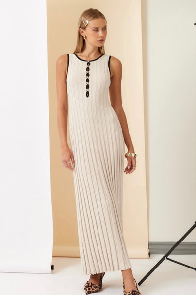 Ribbed Knit Maxi Dress PREORDER 10/31/24 aprox.