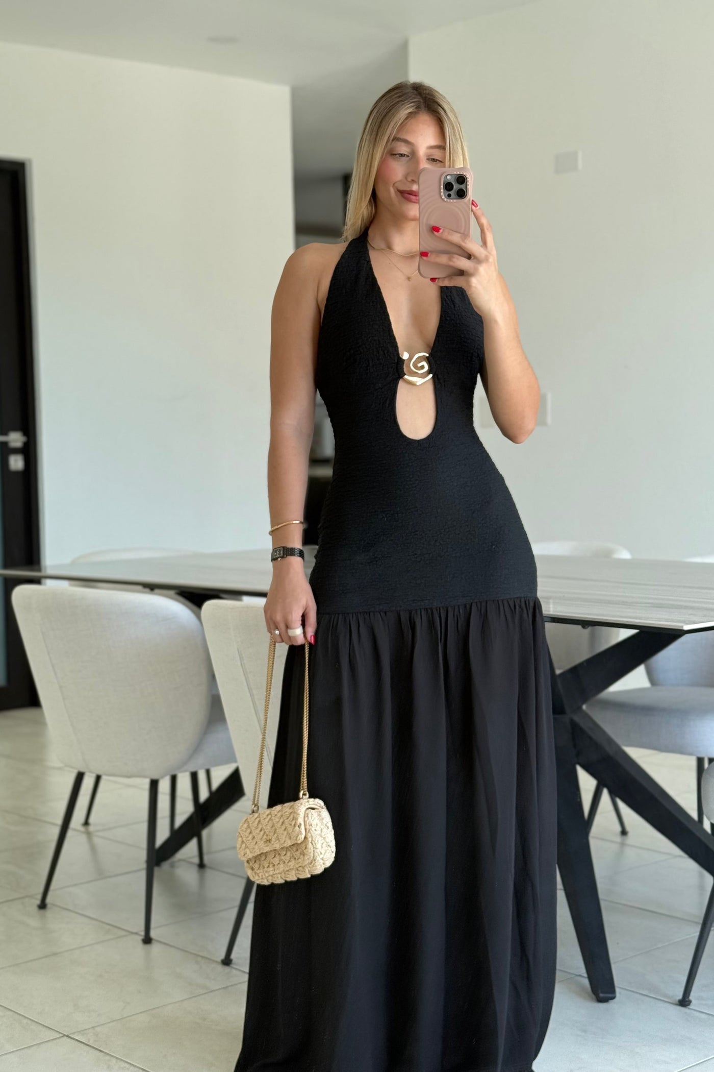 Drop Waist Maxi Dress