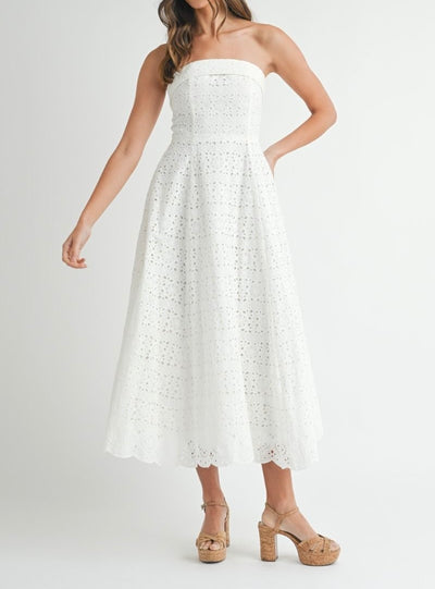 Tube Eyelet Dress PREORDER 03/15/25 Aprox