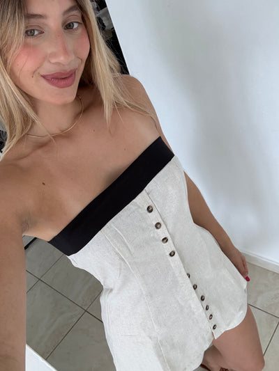 Strapless Pant Set