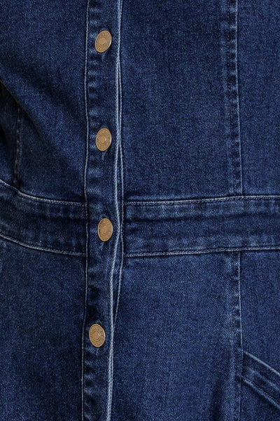 Collar Denim Dress PREORDER 03/05/26 Aprox (MARCH 03)