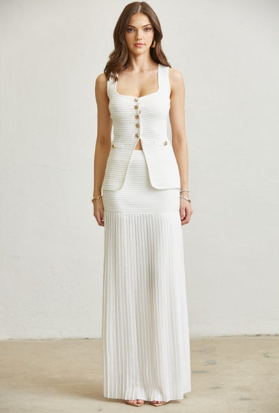 Ribbed Skirt Set                  Premium Collection