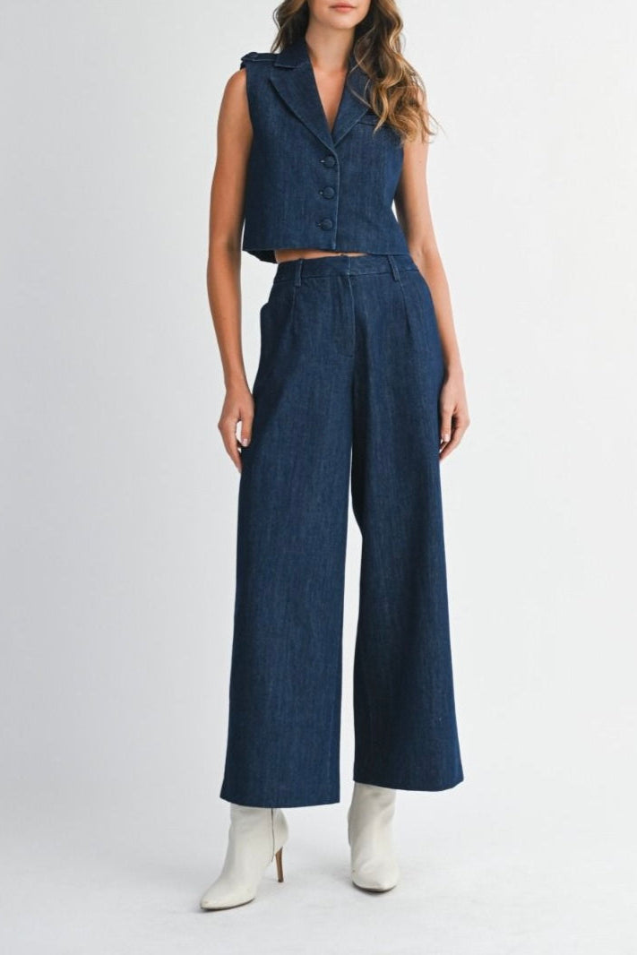 Collared Vest & Pant Set PREORDER 09/15/25 Aprox    Premium Collection