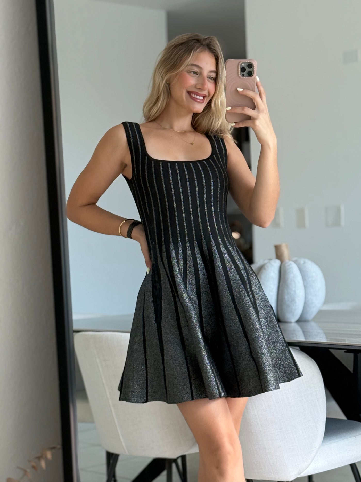 Flare Short Dress