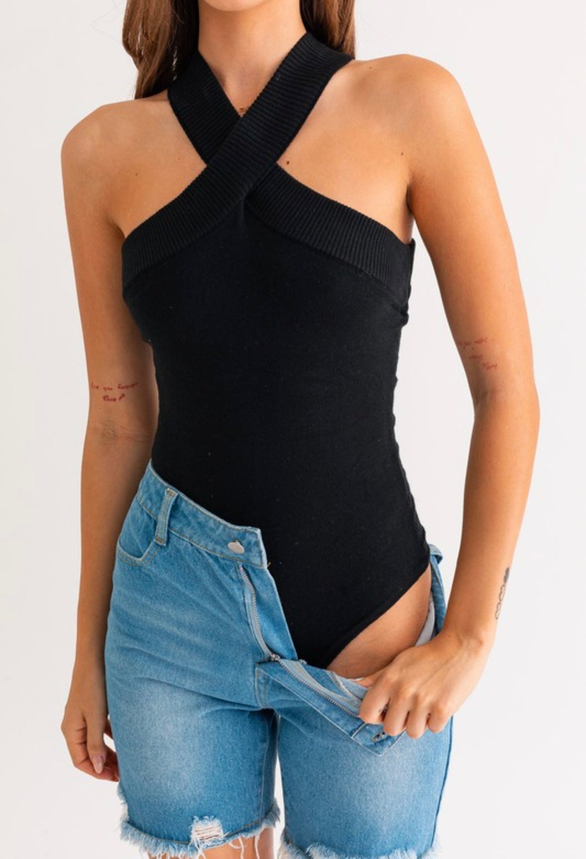 CRISS CROSS BODYSUIT