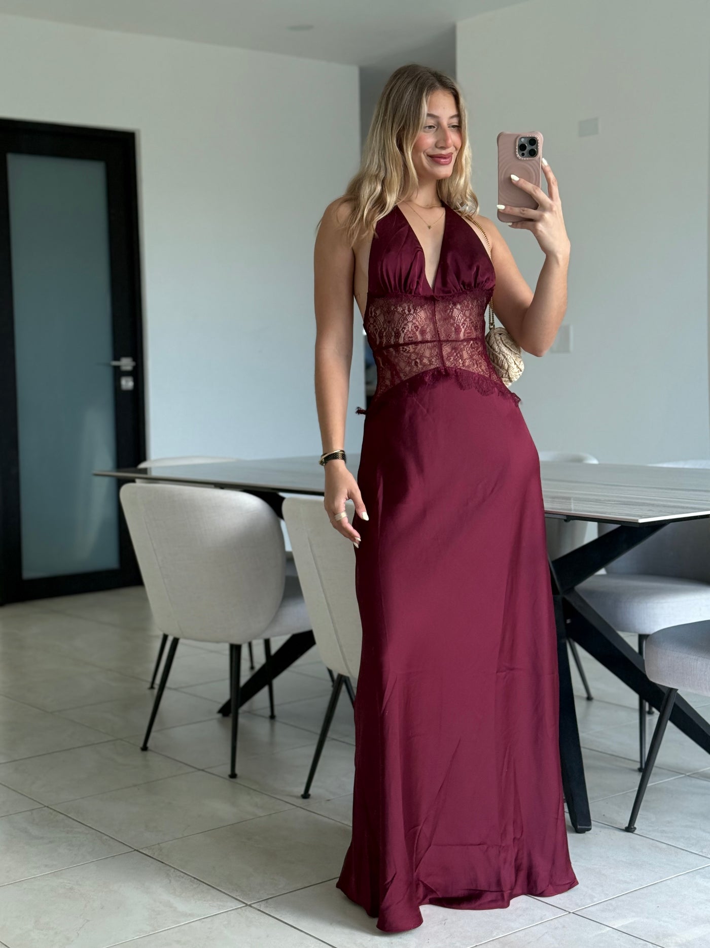 Sheer Lace Dress