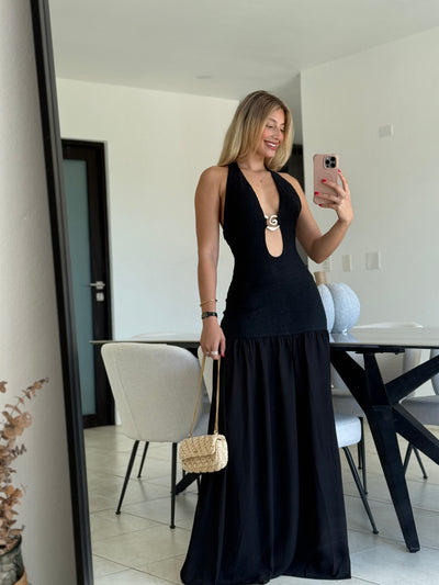 Drop Waist Maxi Dress