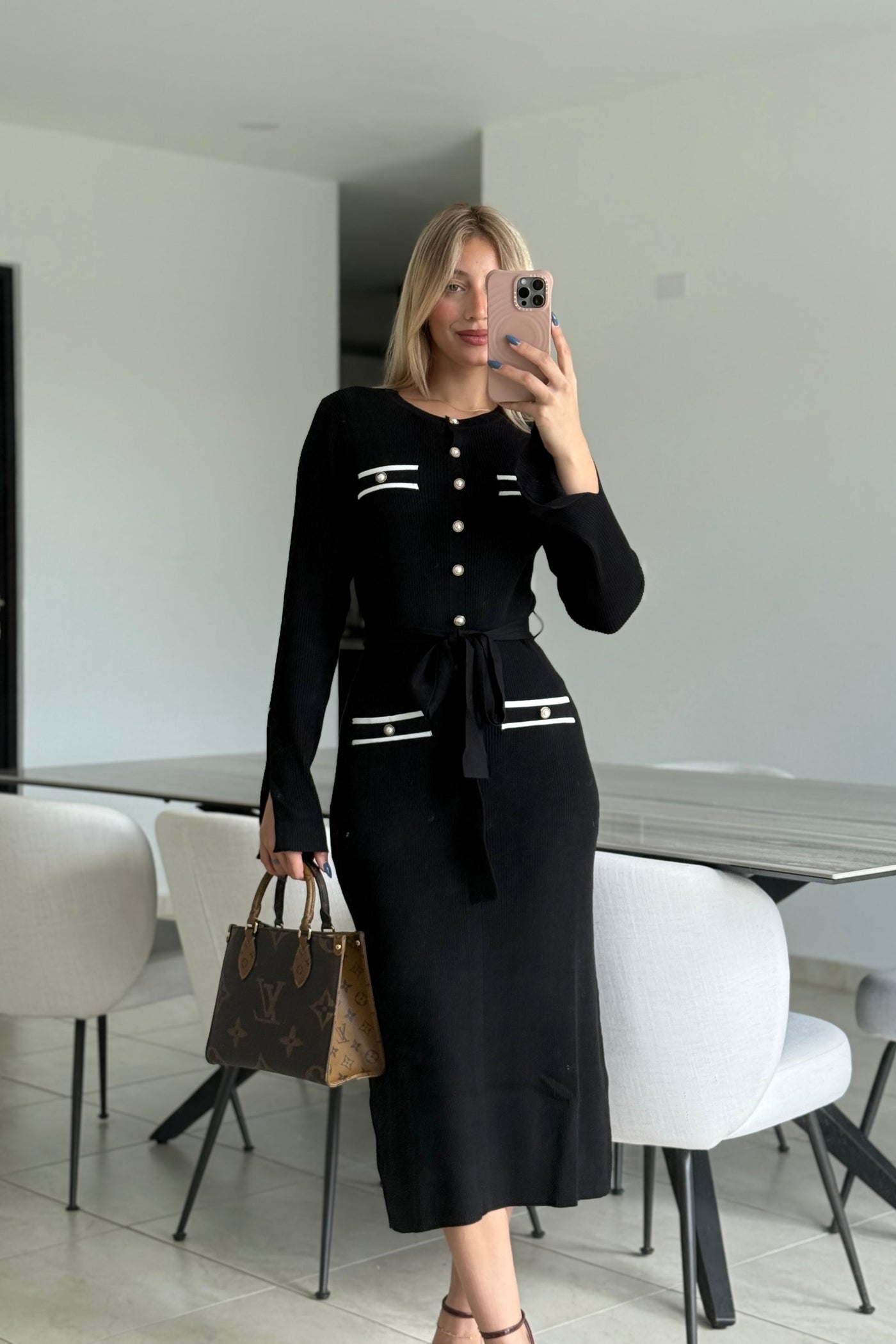 Knit Midi Dress