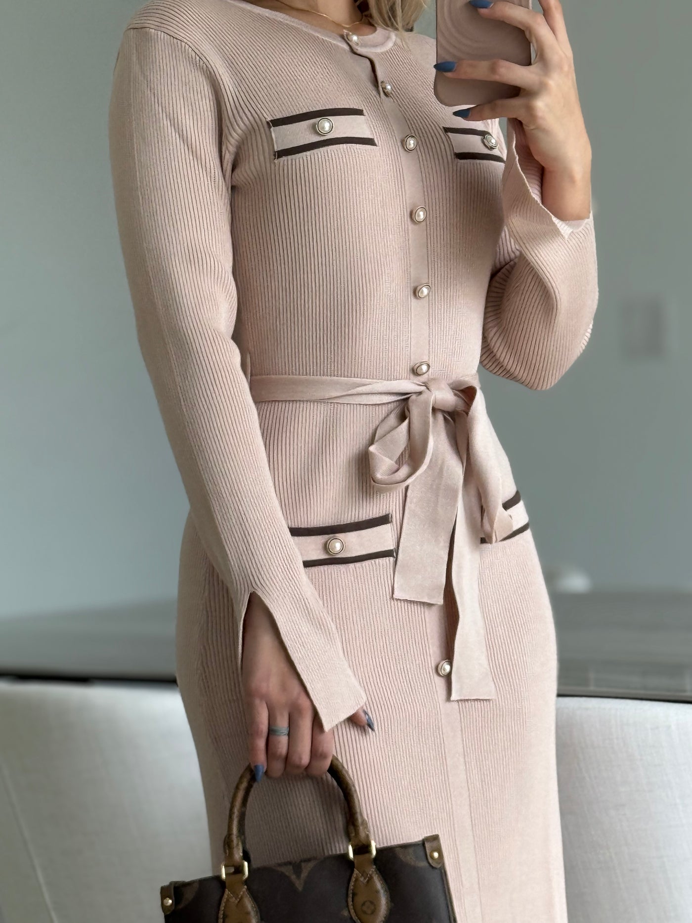 Knit Midi Dress