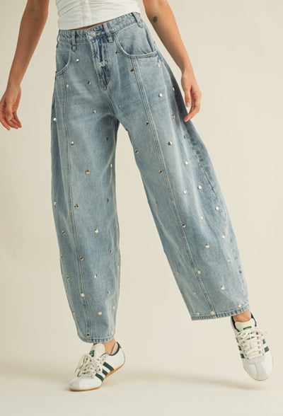 Studded Barrel Denim PREORDER 09/10/25 Aprox