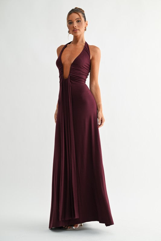 Deep Plunge Dress PREORDER 09/25/25 Aprox
