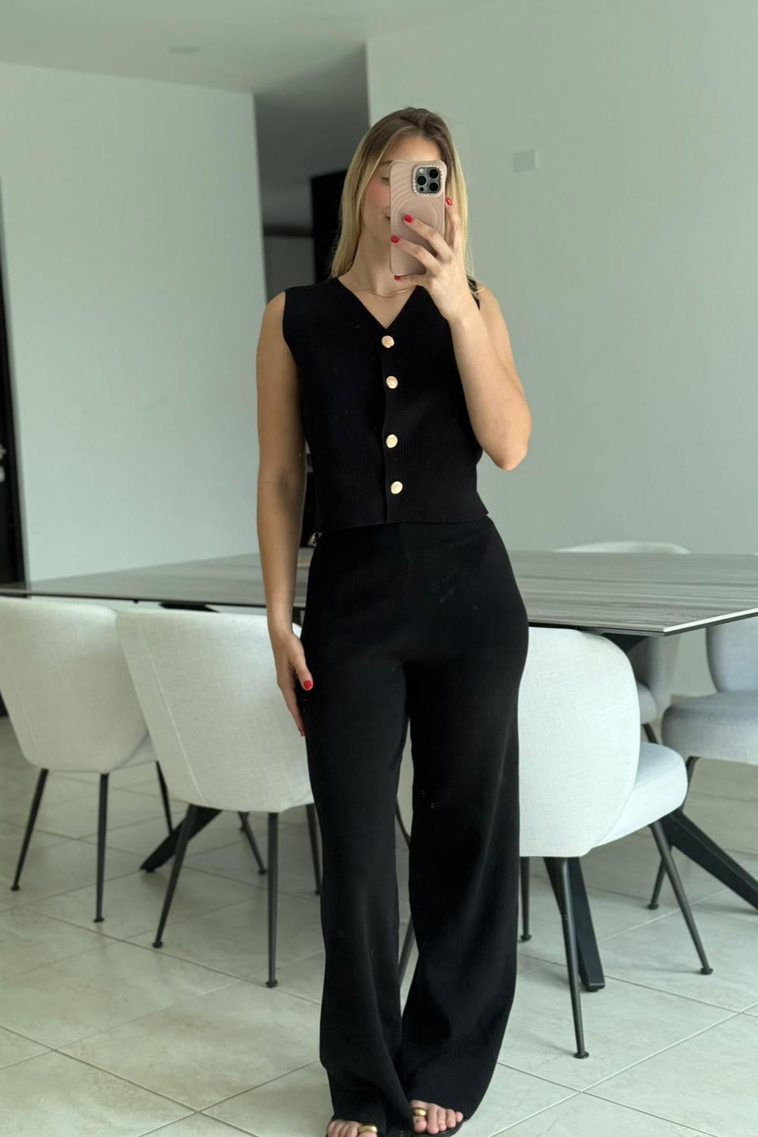 Knit Top & Pant Set