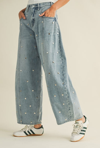Studded Barrel Denim PREORDER 09/10/25 Aprox