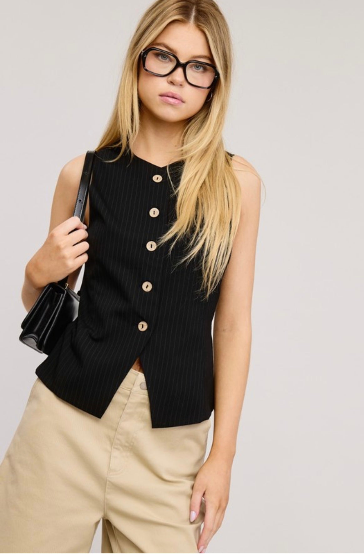 Pinstripe Vest