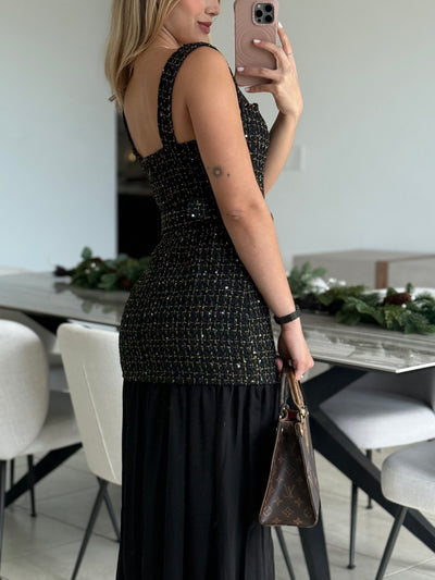 Gold Tweed Dress                   PREMIUM COLLECTION