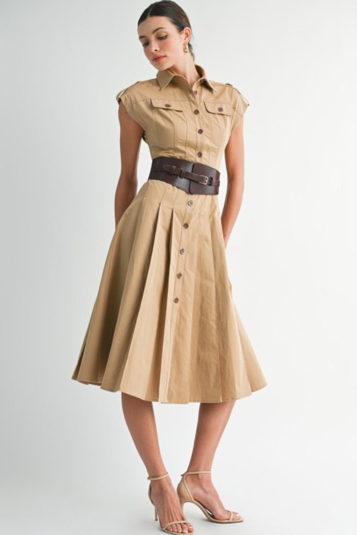 Tan Dress PREORDER 08/30/25 Aprox
