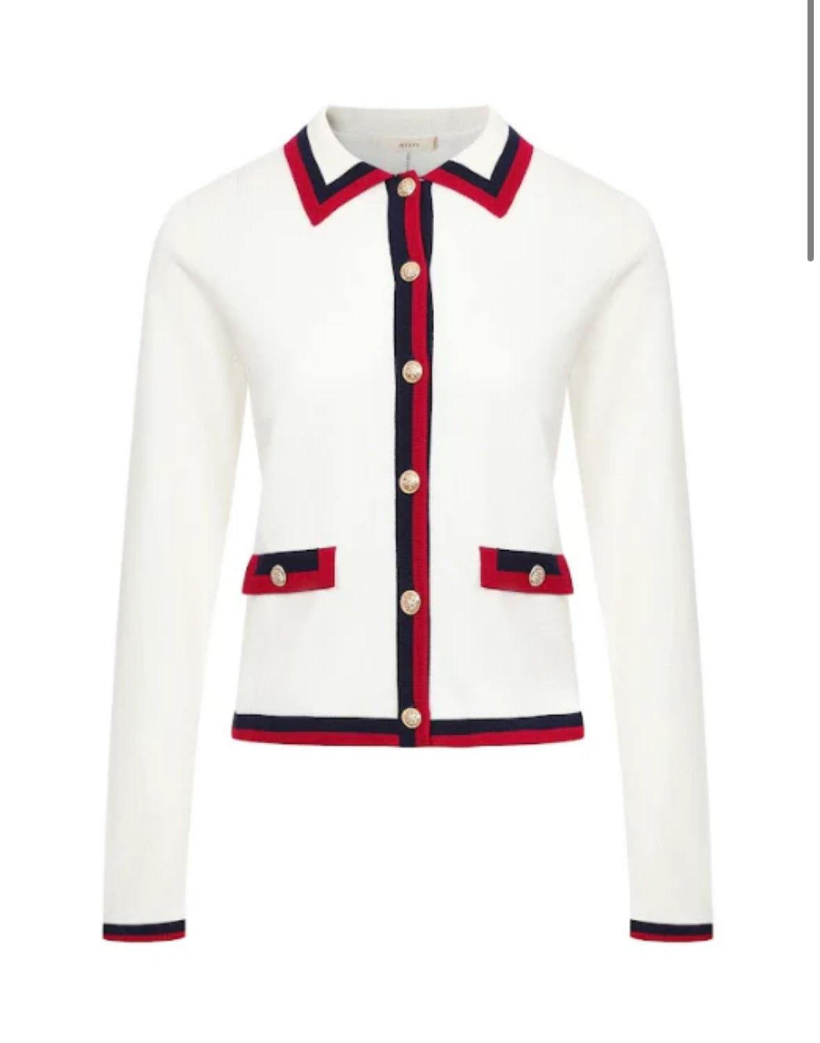 Knit Collard Jacket PREORDER 09/12/25 Aprox