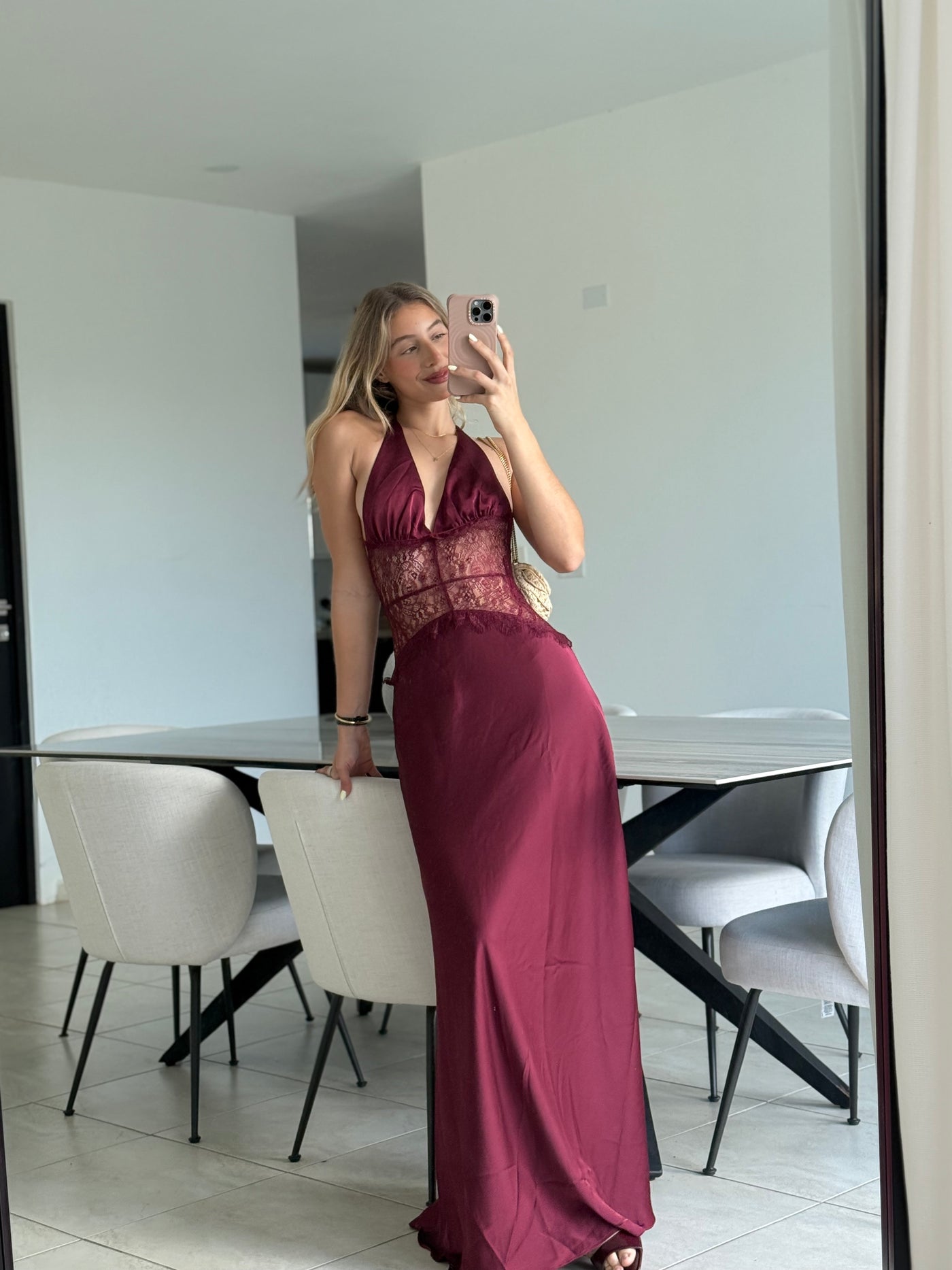 Sheer Lace Dress