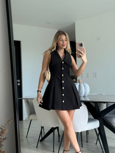 Sleeveless Collard Dress