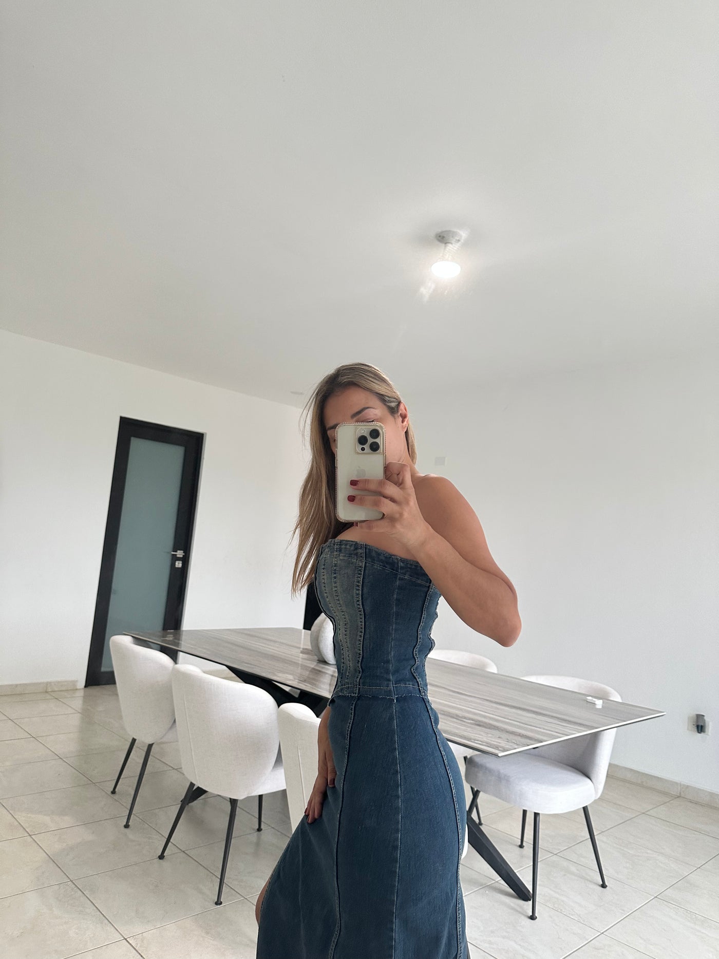 Mikaela Denim Dress