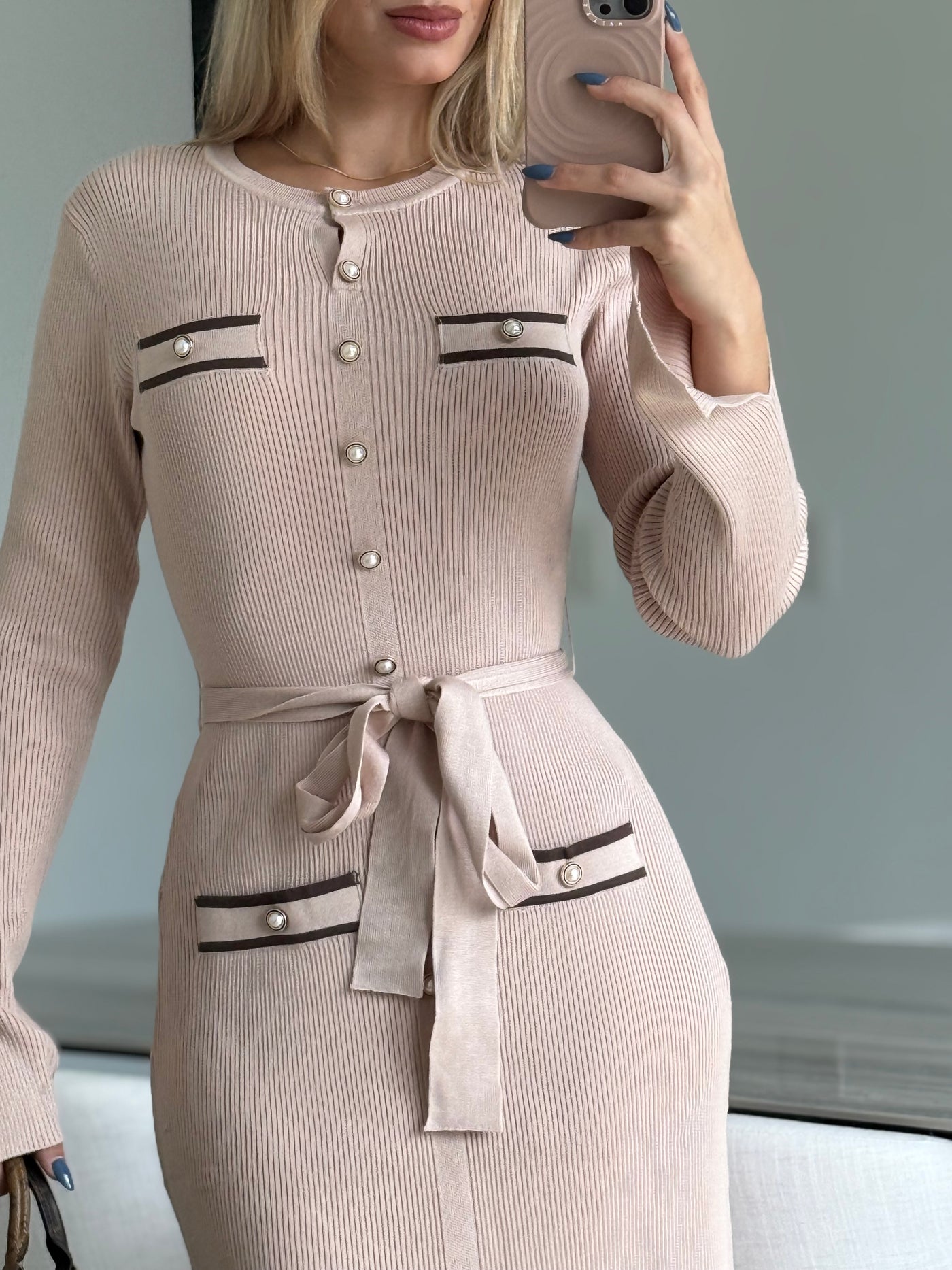 Knit Midi Dress