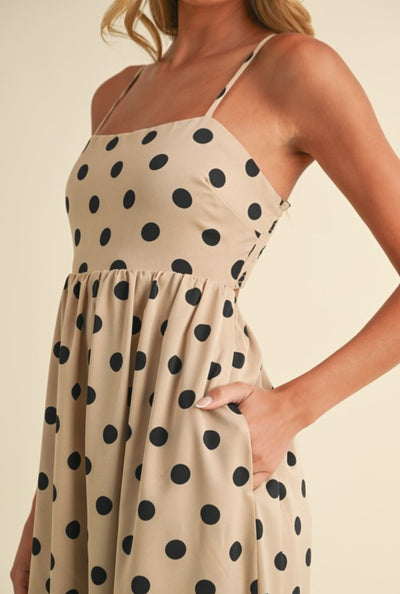 Polka Cream Dress