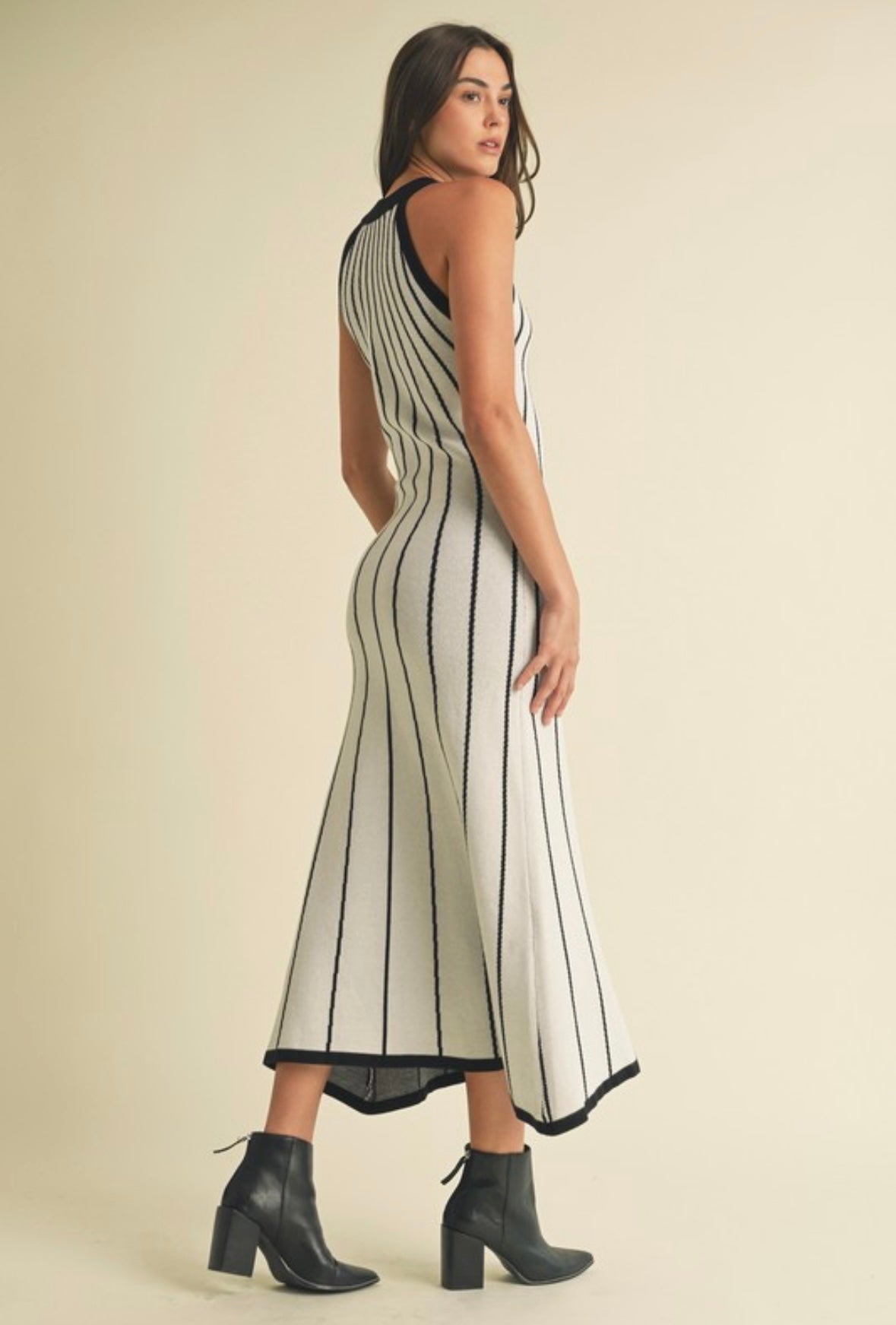 Knit Stripe Maxi Dress PREORDER 10/05/24 Aprox