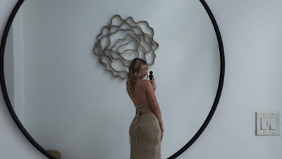 Open Back Midi Dress