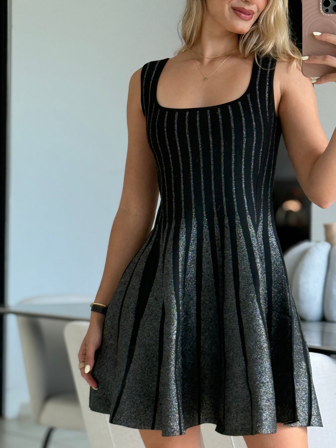 Flare Short Dress