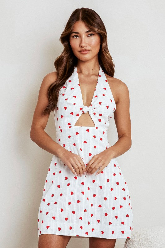 Halter Mini Dress PREORDER January/10/2026 Aprox