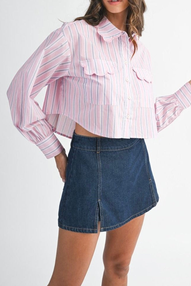 Pin Striped Top PREORDER