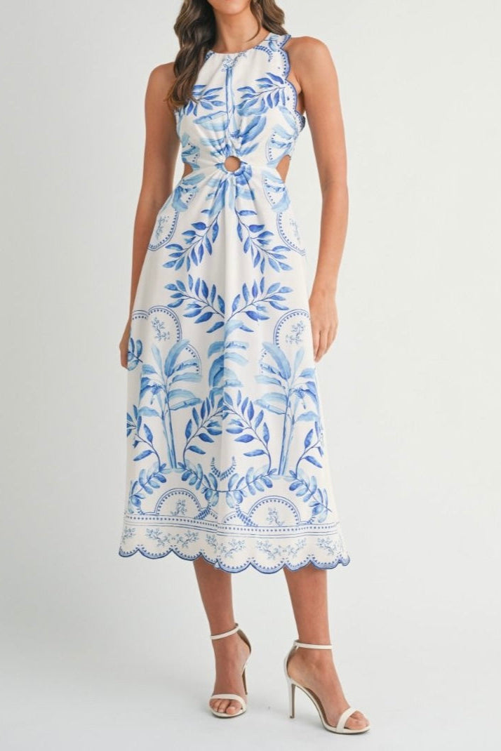 Printed Midi Dress PREORDER 05/22/25 Aprox