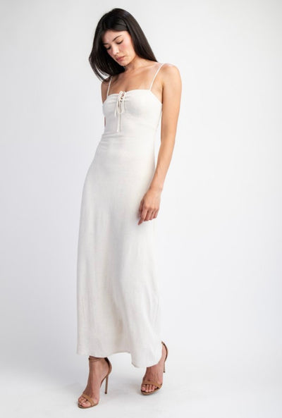 Oatmeal Blended Maxi Dress