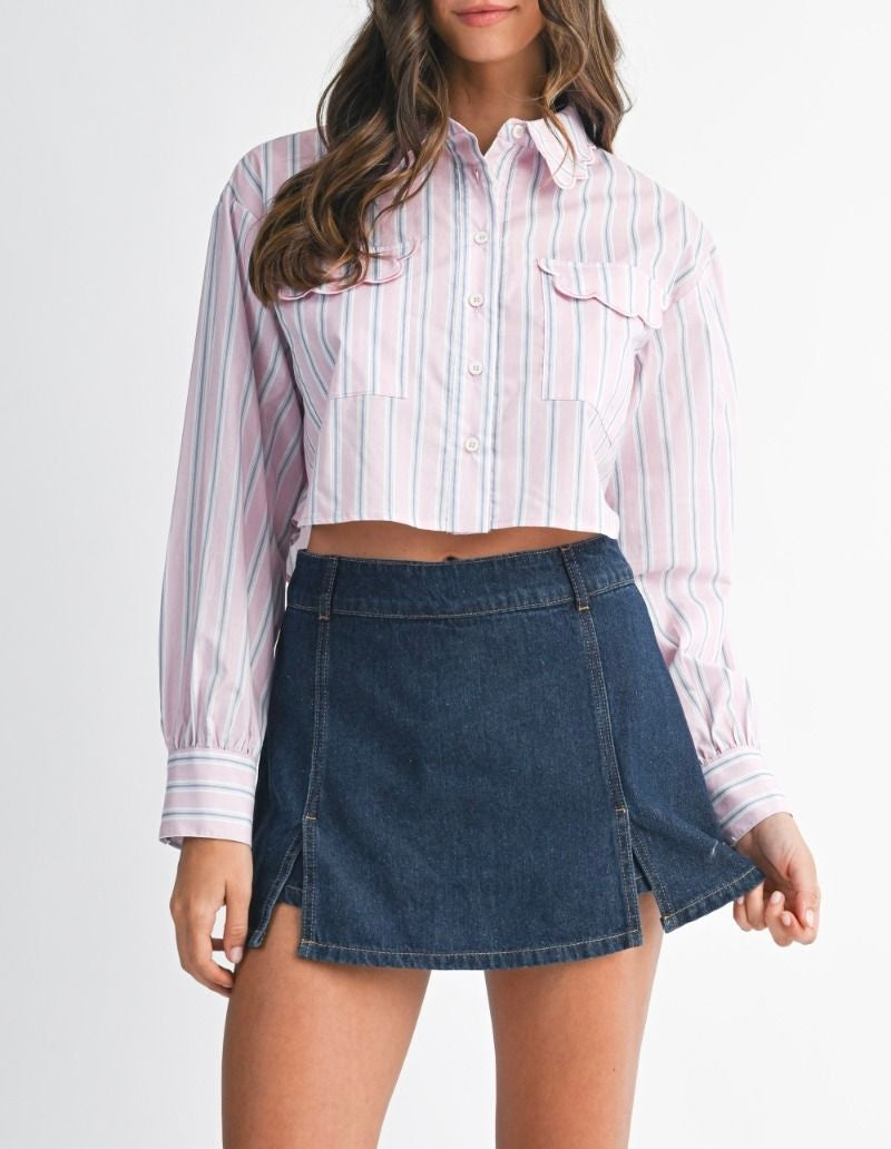Denim Skort
