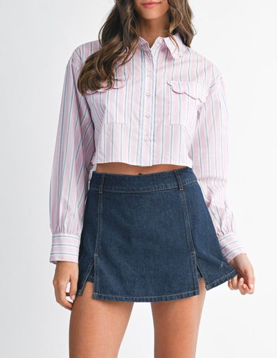 Denim Skort