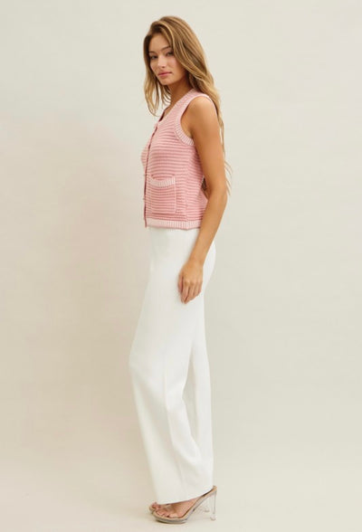Blush Vest & Pant Set