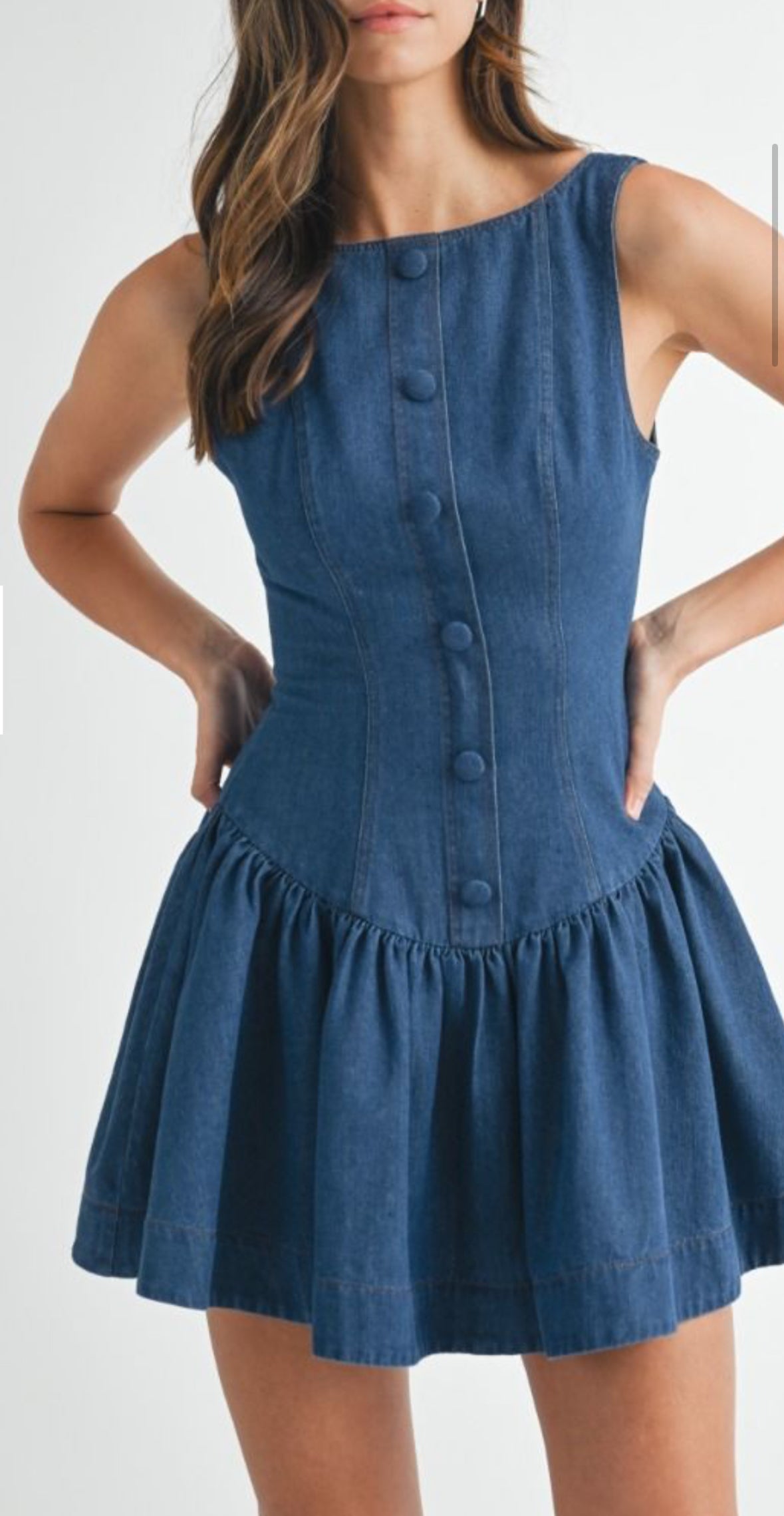 Indigo Denim Dress PREORDER 04/30/25 Aprox