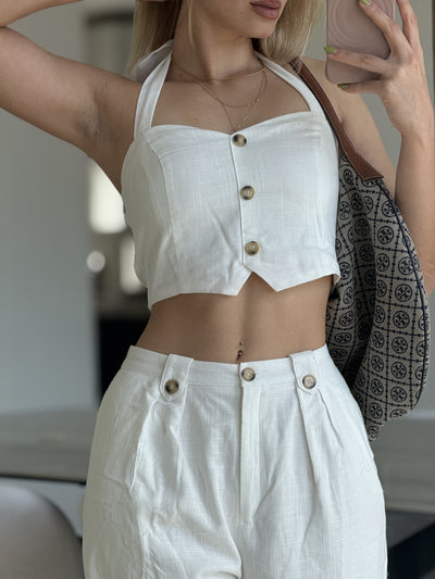 Halter Vest & Pant Set