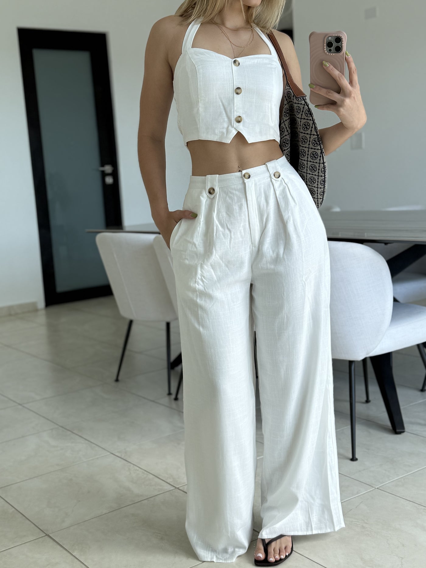 Halter Vest & Pant Set