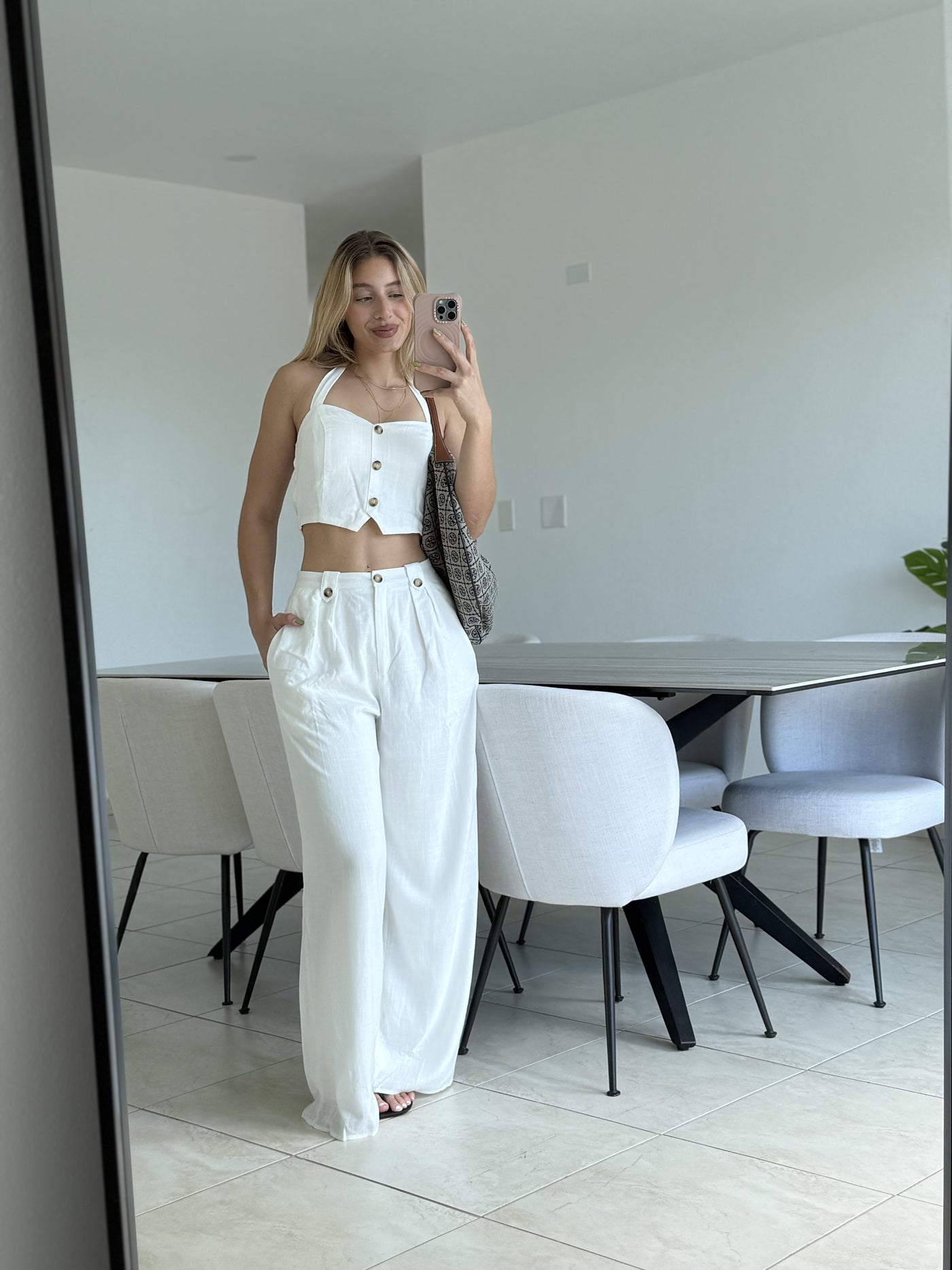 Halter Vest & Pant Set